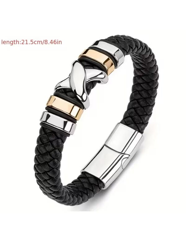Criss Cross Leather bracelet
