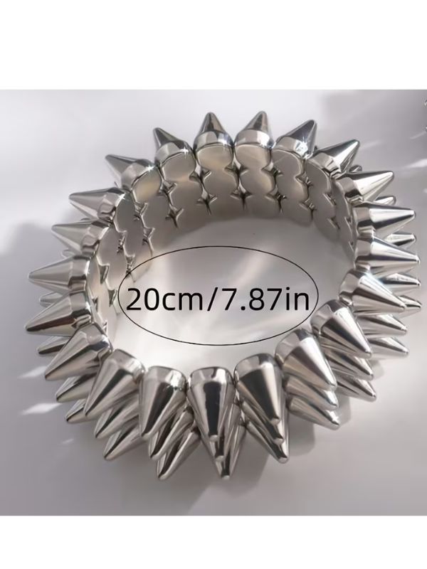 Studded bracelet elastic
