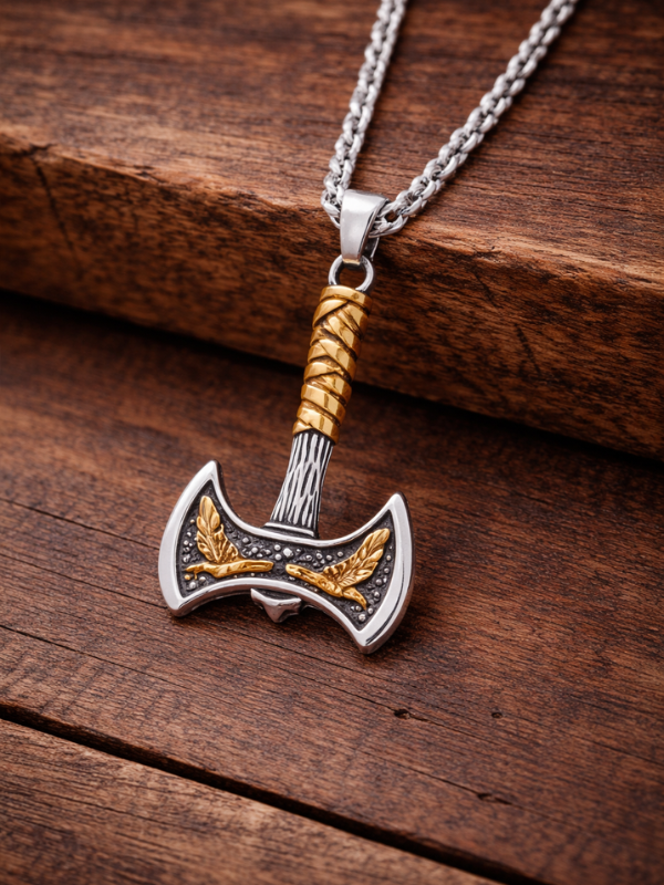 Double Axe Necklace