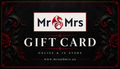 Mr & Mrs Gift Card
