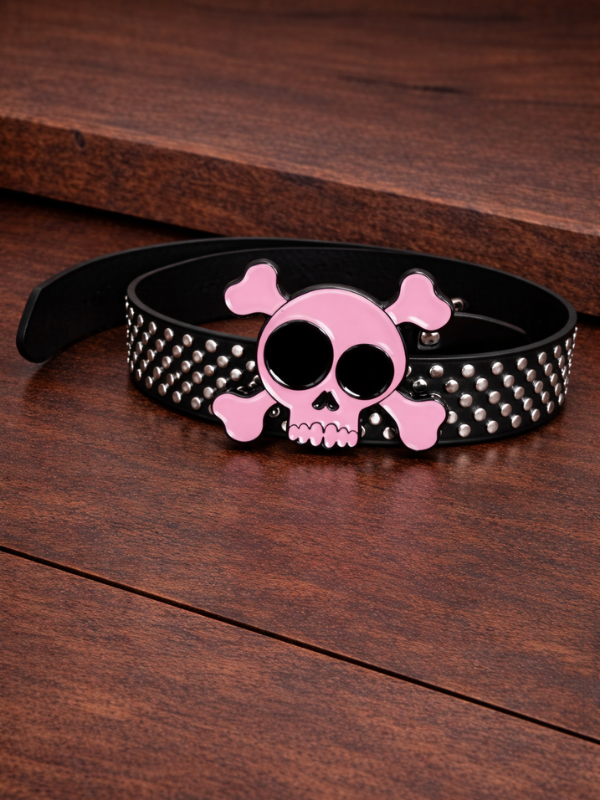 Pink Skull Belt